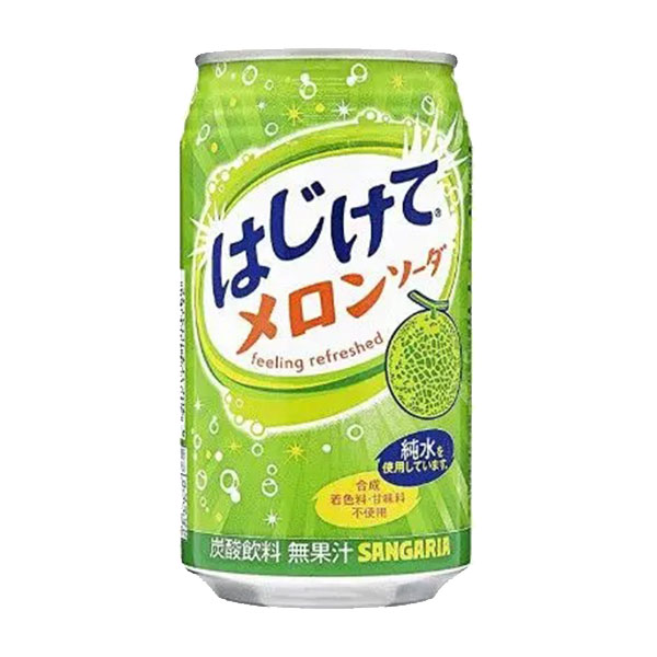 Sangaria Hajikete Melon Soda - 330mL