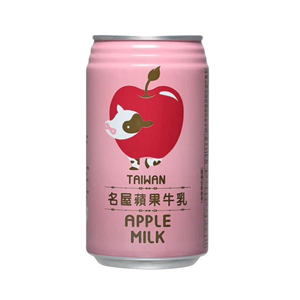 Famous House Apple Milk Drink - 340mL