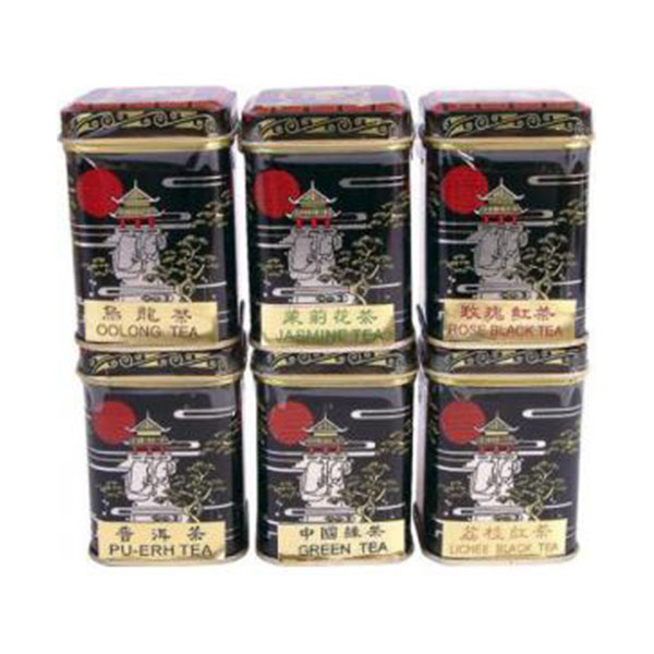 Golden Sail Assorted Chinese Tea (6 tins) - 170g
