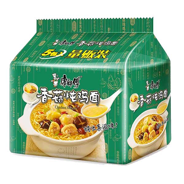 KSF Instant Noodles Mushroom & Stewed Chicken - 505g
