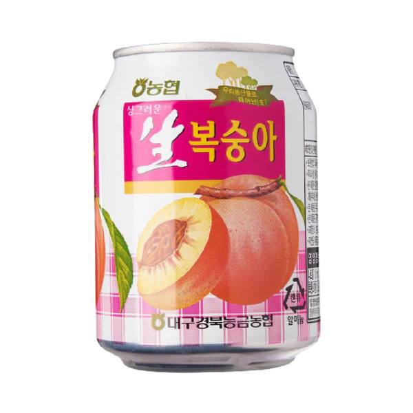 Nonghyup Crushed Peach Juice - 238mL
