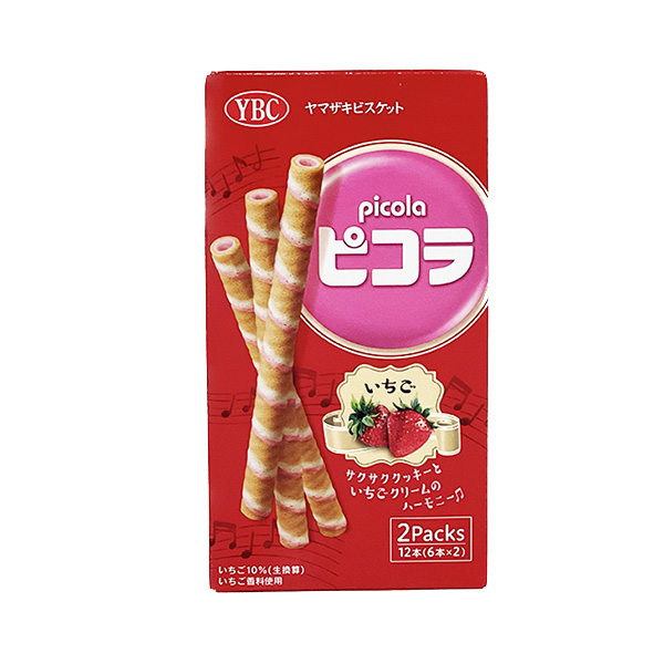 YBC Noir Cookie Sticks Picola Strawberry - 58.8g