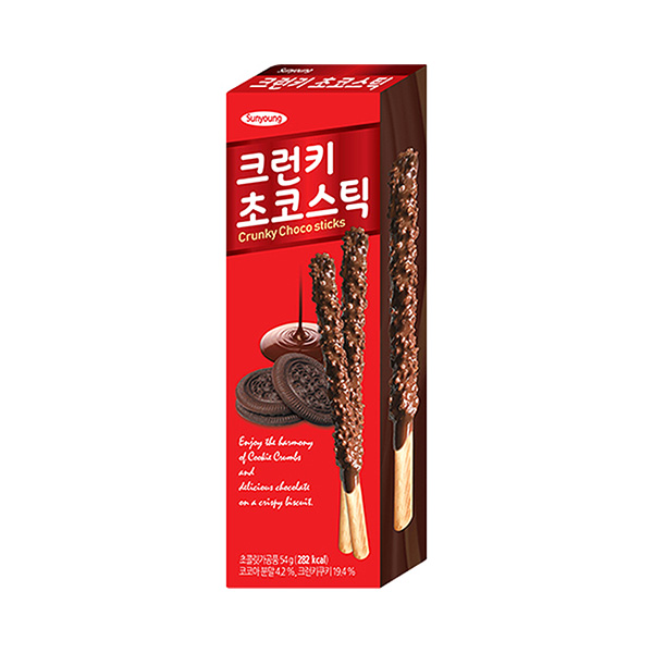Crunky Chocolate Sticks - 54g