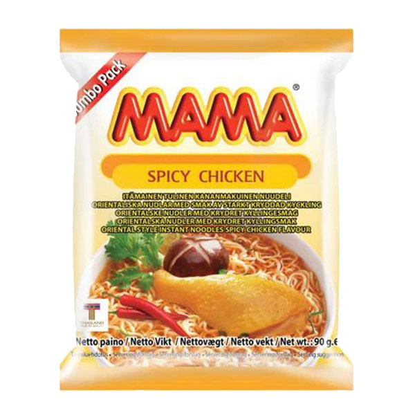Mama Instant Noodle Spicy Chicken Jumbo Pack - 90g