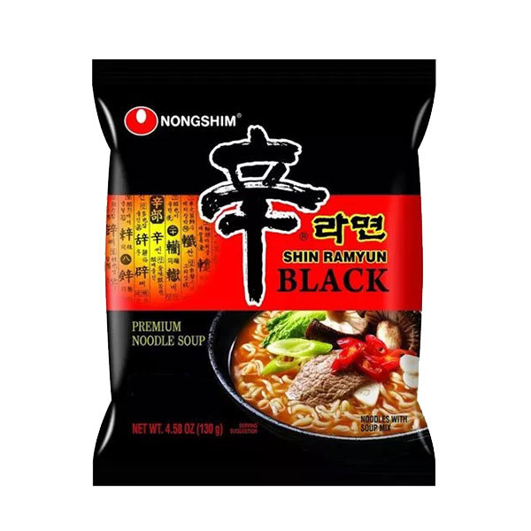 Nongshim Premium Shin Ramyun Black Noodle - 130g