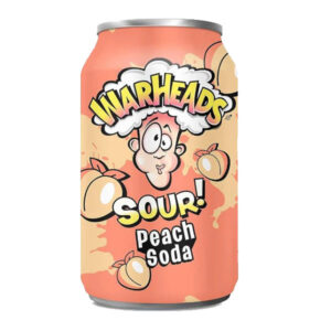Warheads Sour Peach Soda - 355mL