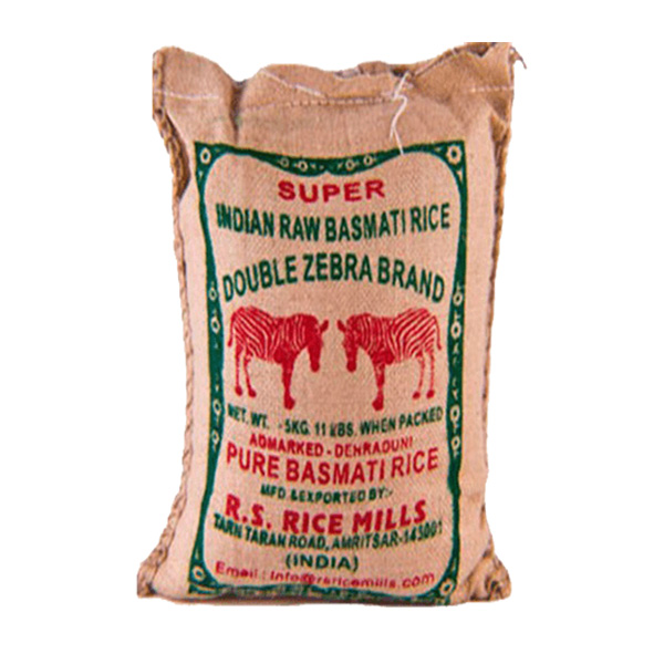 Double Zebra Basmati Rice - 2kg