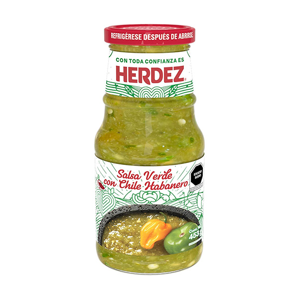 Herdez Salsa Verde Chili Habanero - 453g