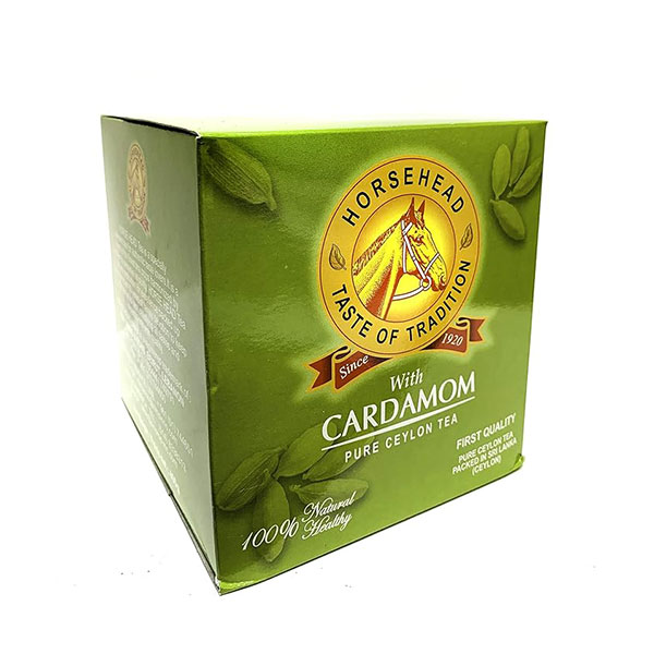Horse Head Pure Ceylon Tea with Cardamom - 400g