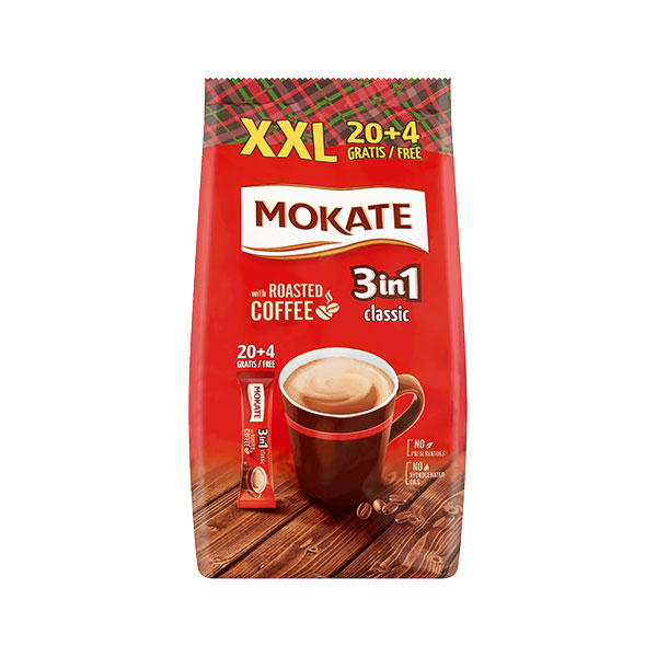 Mokate Instant Coffee 3in1 Classic - 408g