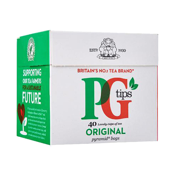 PG Tips Original Tea 40 Teabags - 116g