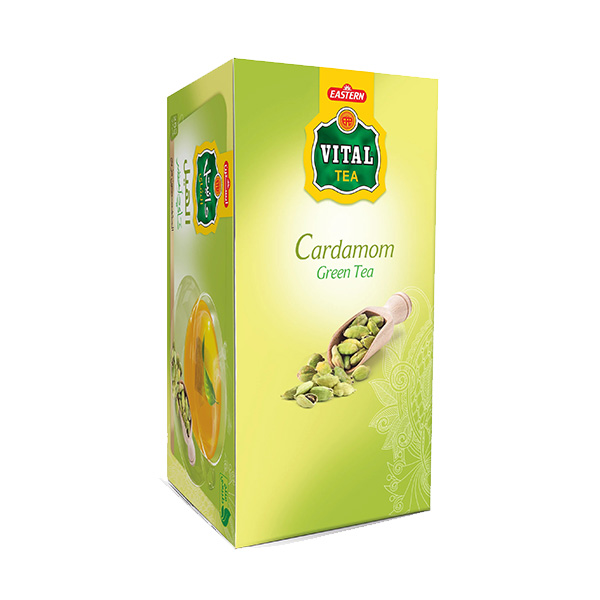 Vital Tea Cardamom Green Tea - 30 Foil Teabags