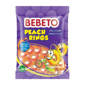 Bebeto Peach Rings - 80g