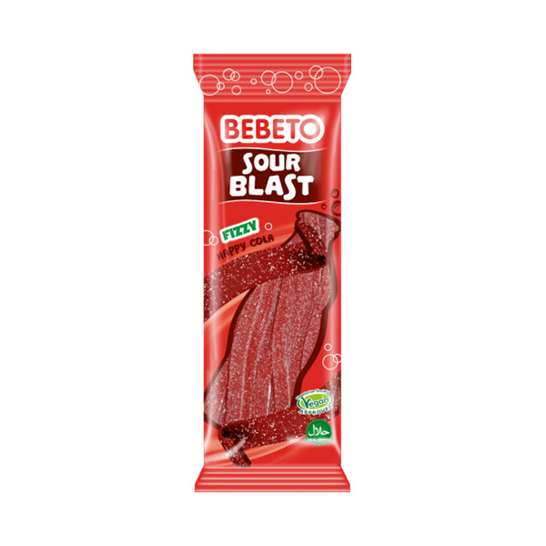 Bebeto Sour Blast Fizzy Happy Cola - 180g