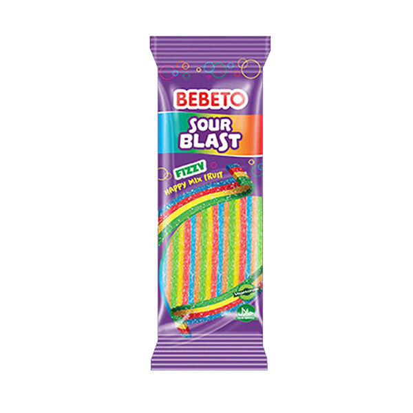 Bebeto Sour Blast Fizzy Happy Mix - 180g