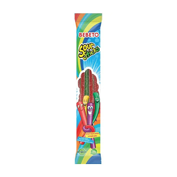 Bebeto Sour Sticks Fruit Mix - 35g