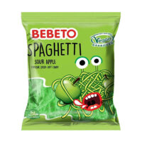 Bebeto Spaghetti Sour Apple - 80g