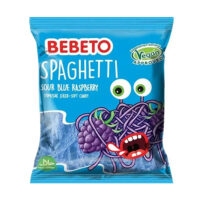 Bebeto Spaghetti Sour Blue Raspberry - 80g