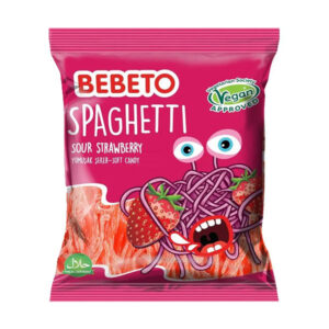 Bebeto Spaghetti Strawberry - 80g