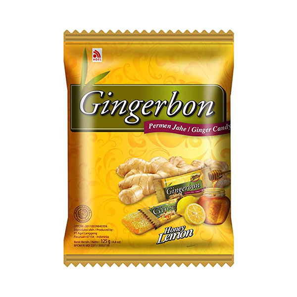 Gingerbon Ginger Candy Honey & Lemon - 125g