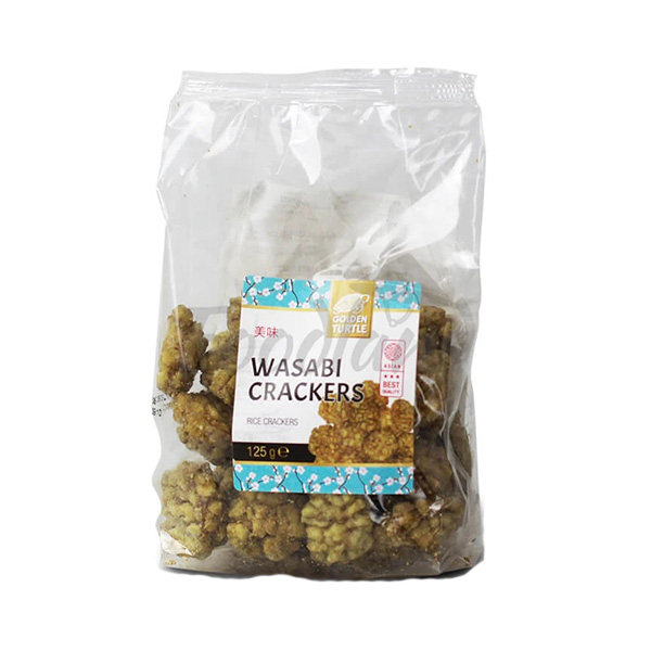 Golden Turtle Wasabi Crackers - 125g