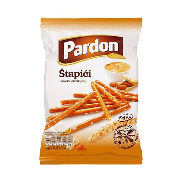 Marbo Pardon Peanut Butter Sticks - 100g