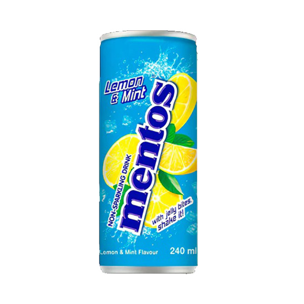 Mentos Lemon & Mint Soda - 240mL