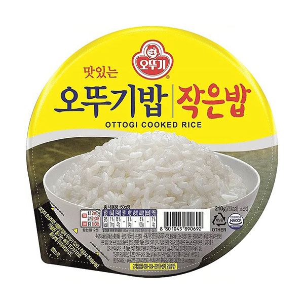 Ottogi Cooked Rice (Microwave) - 210g