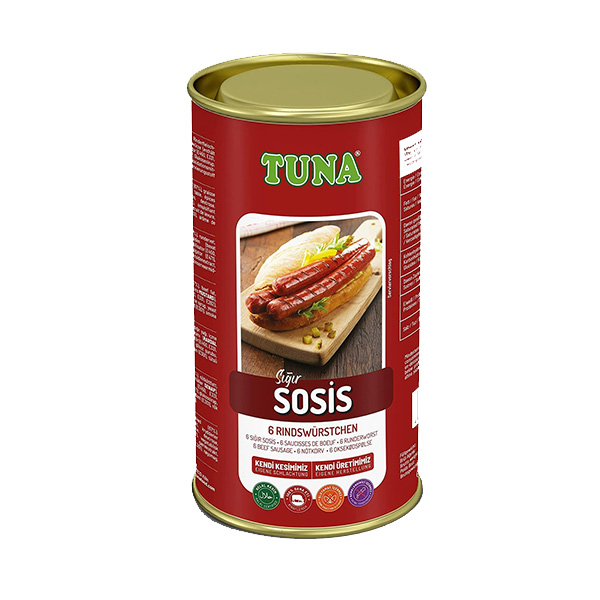 Tuna Oksekødspølser - 250g