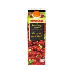 Wesergold Cranberry Juice Drink - 1L