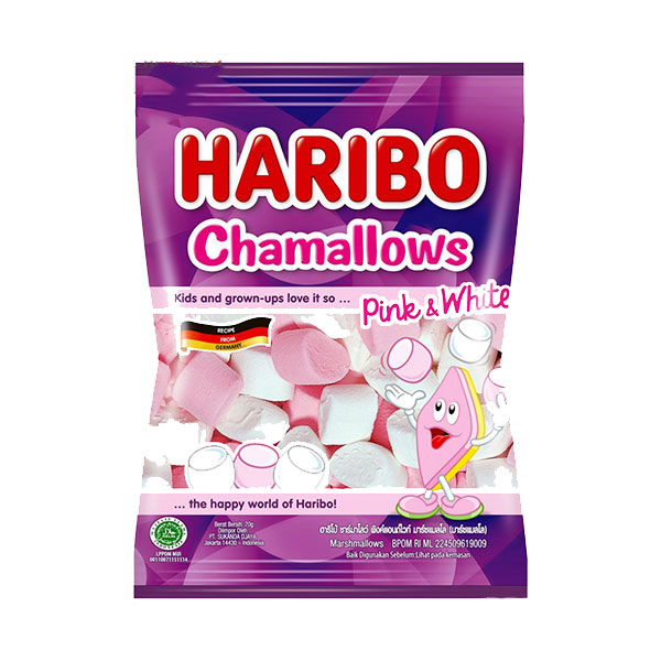 Haribo Chamallows Pink & White - 70g
