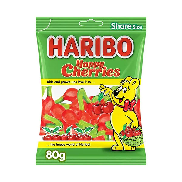 Haribo Happy Cherries - 80g