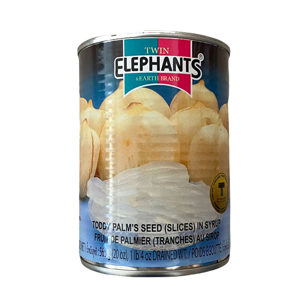 Twin Elephants Toddy Palms Seed Slices In Syrup - 565g