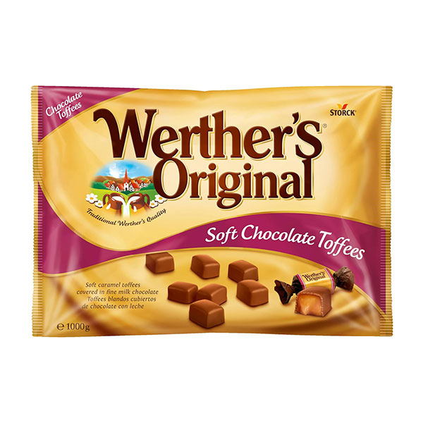 Werther's Original Soft Chocolate Toffees - 1000g