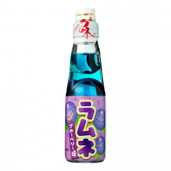 Hatakosen Ramune Blueberry - 200mL