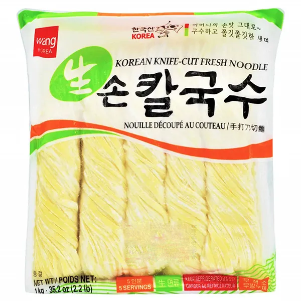 Korean Fresh Noodle (Knife - Cut) - 1000g