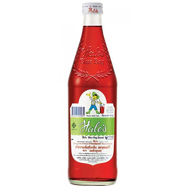 Hales Blue Boy Strawberry Syrup - 710mL