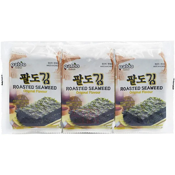 Paldo Roasted Seaweed Original Flavour - 3*5g