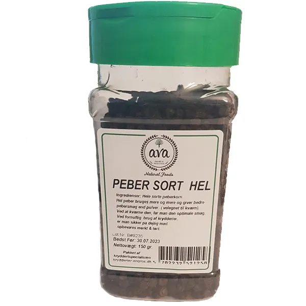 Sort Peber Hel - 150g
