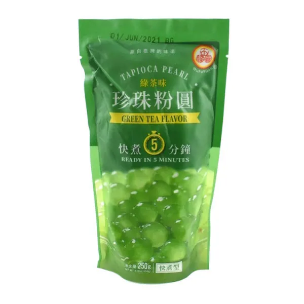 Tapioca Pearl Green Tea Flavor - 250g