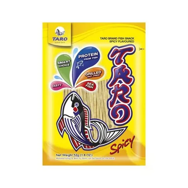 Taro Fish Snack Spicy - 52g