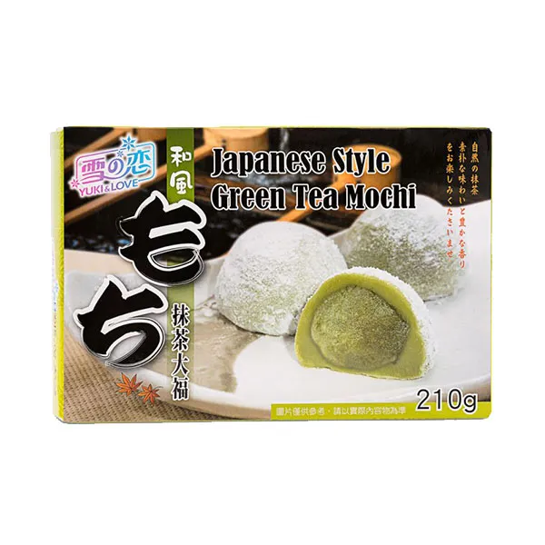 Yuki & Love Green Tea Mochi - 210g