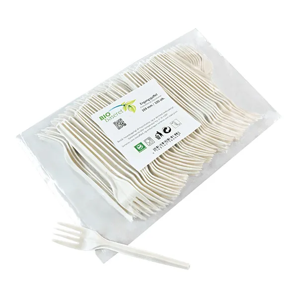 Bio based & Disposable Fork 150mm - (100 pair)